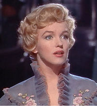 Marilyn Monroe en la película The Prince and the Showgirl (1957).