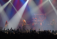 Megadeth tocando en Metalmania de 2008.