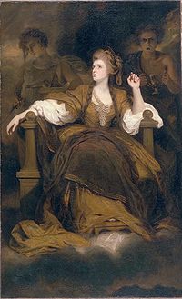 Retrato de Sarah Siddons realizado por Sir Joshua Reynolds