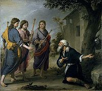 Abraham y los tres ángeles, Ottawa, National Gallery.