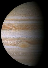 Vista parcial de Júpiter