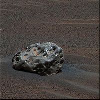 Primer meteorito hallado fuera de la Tierra