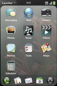 Lanzador de aplicaciones de Palm webOS