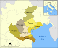 Provincias del Véneto.