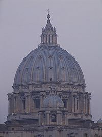 Saint Peter's dome in the morning.jpg