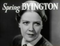 Byington en Mujercitas/Las cuatro hermanitas (1933)