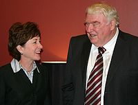John Madden con la Senadora de Estados Unidos Susan Collins