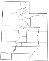 Localización de Parowan, Utah