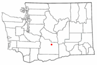 Ubicación de Yakima en Washington