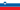 Bandera de Eslovenia.