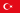 Bandera de Turquía.