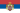 Bandera del Reino de Serbia.