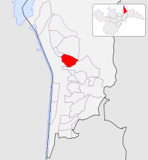 Alegría de la Huerta locator map.svg