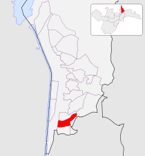 Los Naranjos locator map.svg
