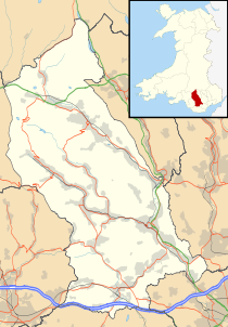 Localización de Aberdare en Rhondda Cynon Taf