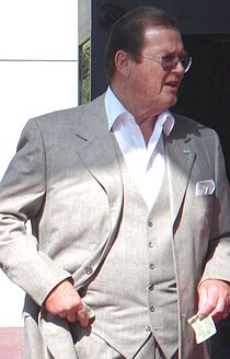 Roger Moore en Estados Unidos en 2007.