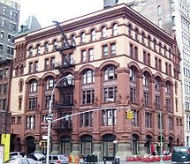 Neorrománico: el Schermerhorn Building (Henry Janeway Hardenbergh, 1888) en la calle 3