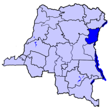 Ubicación de Kivu del Norte