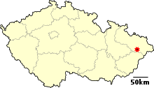 Štramberk (CZE) - location map.svg