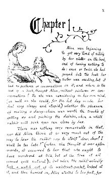 Alice's Adventures Under Ground, by Lewis Carroll - facsimile page - Project Gutenberg eText 19002.jpg