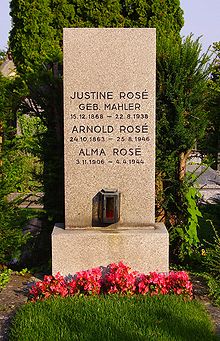 Alma Justine Arnold Rosé Grinzinger Friedhof.jpg