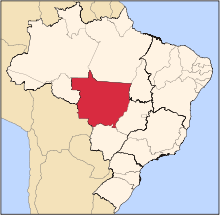 Ubicación de Mato Grosso