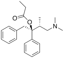 Dextropropoxifeno chemical structure