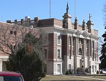 Dawson County, Nebraska courthouse from NW 2.JPG