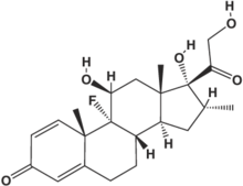 Dexametasona chemical structure