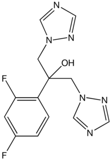 Fluconazol chemical structure