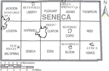 Map of Seneca County Ohio With Municipal and Township Labels.PNG