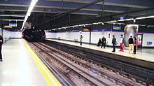 Metro Madrid Estacion Colombia Linea 9.jpg