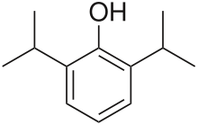 Propofol chemical structure