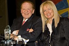 Sheldon y Miriam Adelson reciben Woodrow Wilson Awards.JPG