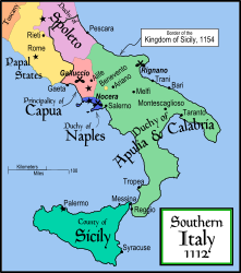 Ubicación de Sicilia