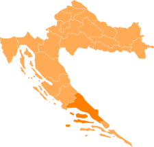 Ubicación de Split-Dalmacia