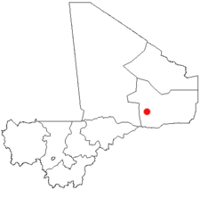 Localización de Gao en Malí