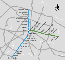Metro Guadalajara map.svg