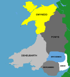 Ubicación de Gwynedd