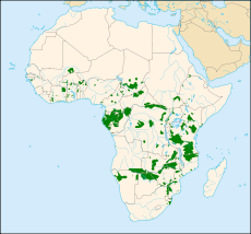 African Elephant distribution map.svg