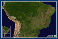 Mapa de distribución de Lestoros inca