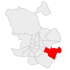 Vicálvaro District loc-map.svg