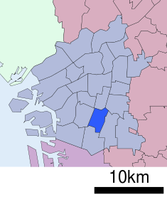 Localización de Abeno-ku