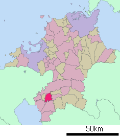 Localización de Chikugo