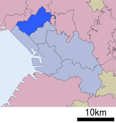 Localización de Hanamigawa-ku