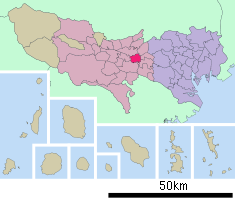 Localización de Koganei