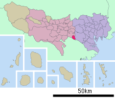 Localización de Komae