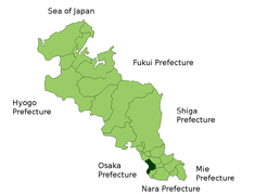 Localización de Kyōtanabe