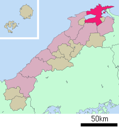 Localización de Matsue