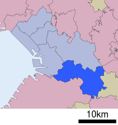 Localización de Midori-ku